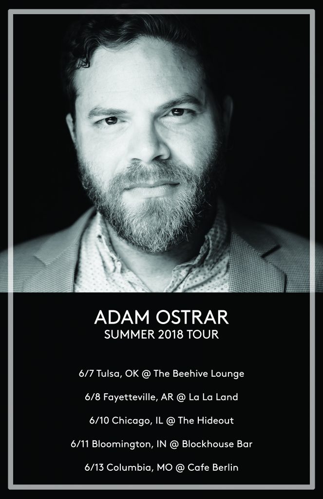 Adam Ostrar Summer 2018 Tour Poster